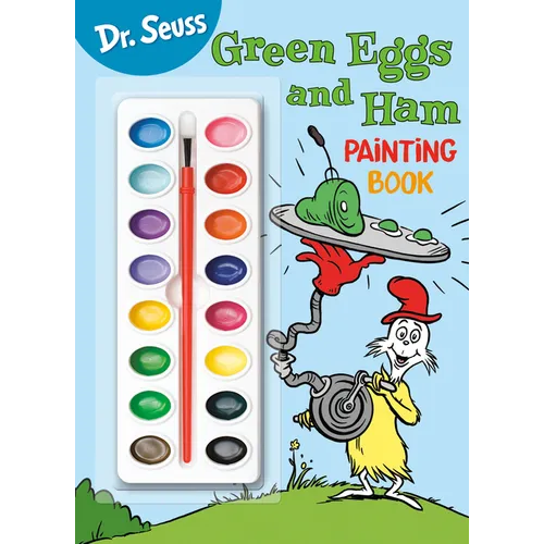 Dr. Seuss: Green Eggs and Ham Painting Book: Coloring and Activity Book with Paint Box - Paperback