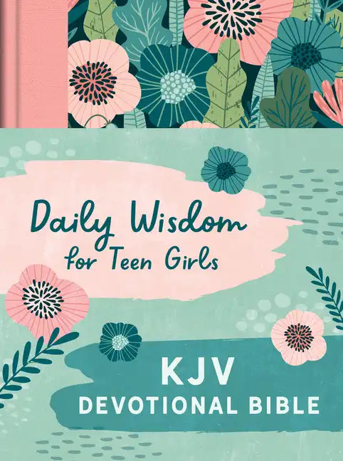 Daily Wisdom for Teen Girls KJV Devotional Bible [Blush Rainforest] - Hardcover