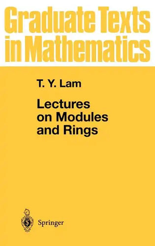 Lectures on Modules and Rings - Hardcover