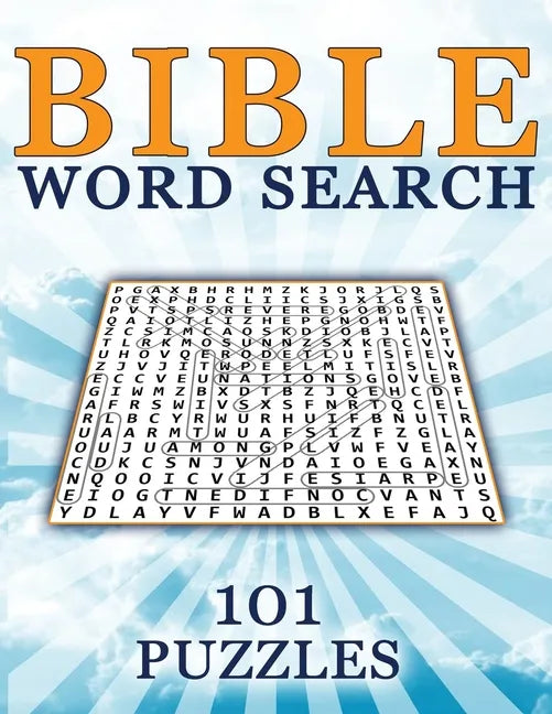 Bible Word Search 101 Puzzles: Large Print - Paperback