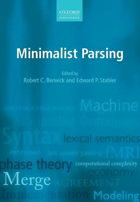 Minimalist Parsing - Paperback