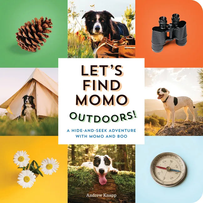 Let's Find Momo Outdoors!: A Hide-And-Seek Adventure with Momo and Boo - Board Book