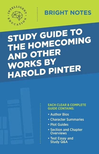Study Guide to The Homecoming and Other Works by Harold Pinter - Paperback