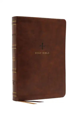 Nrsv, Catholic Bible, Standard Large Print, Leathersoft, Brown, Comfort Print: Holy Bible - Imitation Leather