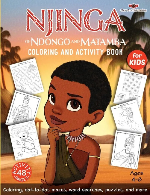Njinga of Ndongo and Matamba Coloring and Activity Book - Paperback