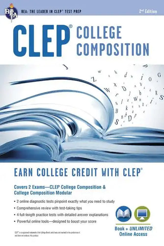 Clep(r) College Composition 2nd Ed., Book + Online - Paperback