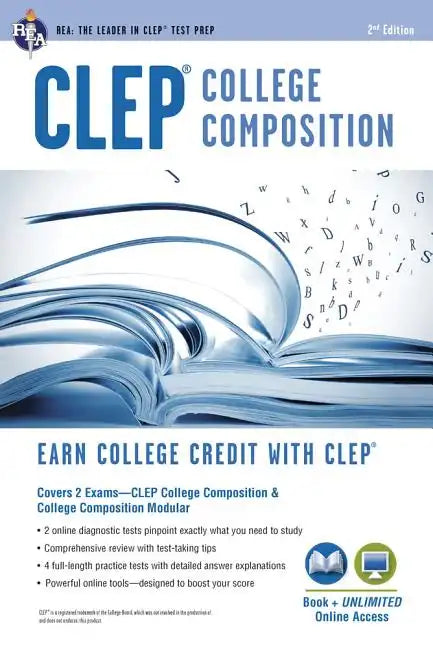 Clep(r) College Composition 2nd Ed., Book + Online - Paperback