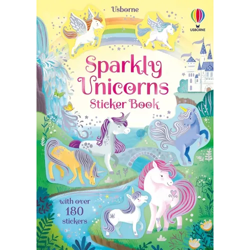 Sparkly Unicorns Sticker Book - Paperback
