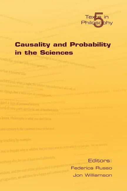 Causality and Probability in the Sciences - Paperback