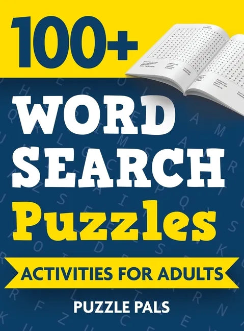 100+ Word Search Puzzles: Activities For Adults - Hardcover