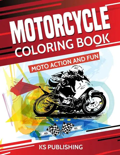 Motorcycle Coloring Book. Moto Action and Fun - Paperback