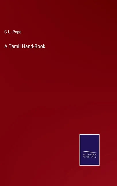 A Tamil Hand-Book - Hardcover