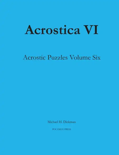 Acrostica VI - Paperback