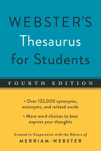 Webster's Thesaurus for Students, Fourth Edition - Paperback