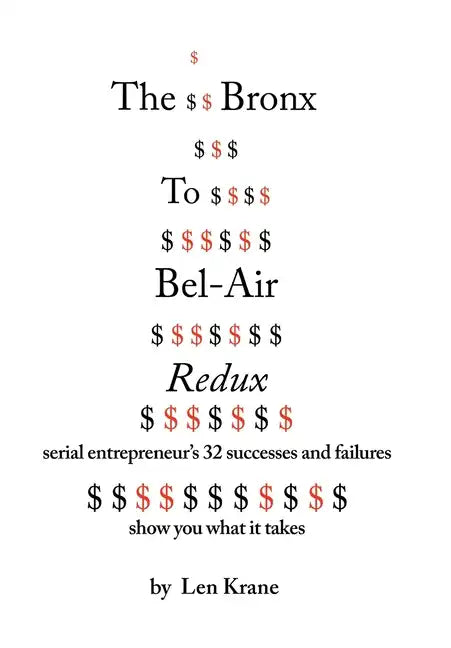 The Bronx To Bel-Air Redux: Serial Entrepreneur's 32 Successes and Failures Show You What It Takes - Hardcover