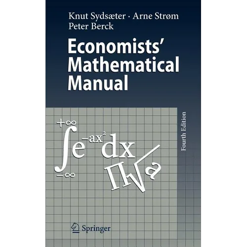 Economists' Mathematical Manual - Hardcover