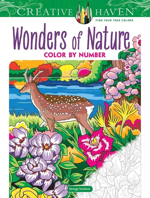 Creative Haven Wonders of Nature Color by Number - Paperback