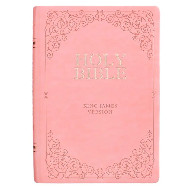 KJV Bible Giant Print Full Size Pink - Leather