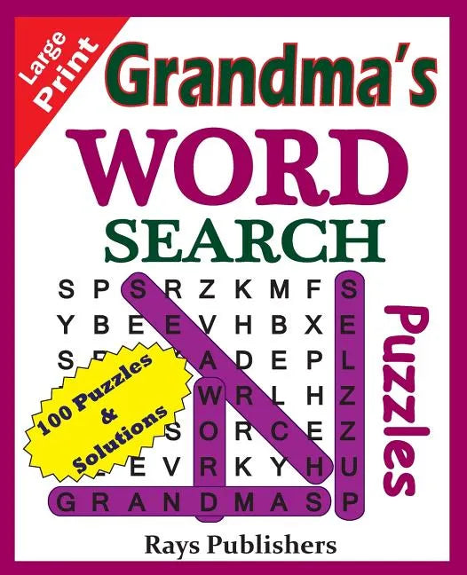 Grandma's Word Search Puzzles - Paperback