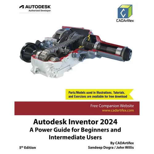 Autodesk Inventor 2024: A Power Guide for Beginners and Intermediate Users - Paperback