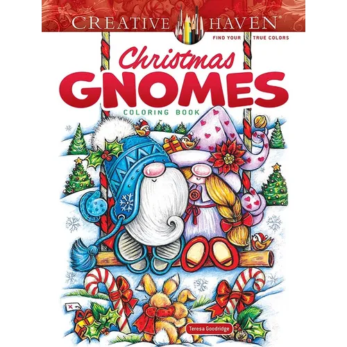 Creative Haven Christmas Gnomes Coloring Book - Paperback