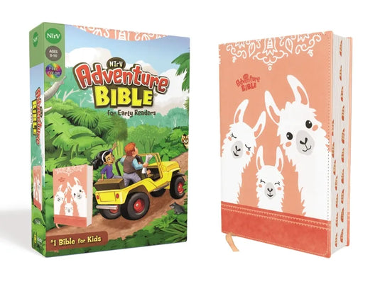 Nirv, Adventure Bible for Early Readers, Leathersoft, Coral, Full Color, Thumb Indexed Tabs - Imitation Leather