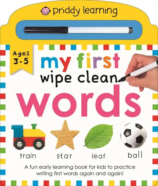 My First Wipe Clean Words (Priddy Smart): A Fun Early Learning Book - Board Book