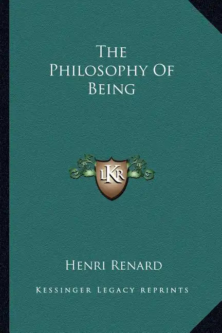 The Philosophy of Being - Paperback