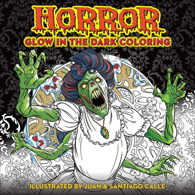 Horror Glow in the Dark Coloring - Paperback