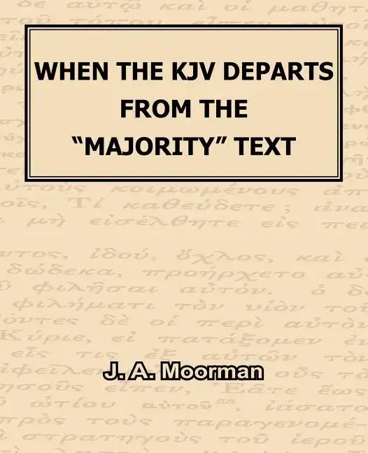 When The KJV Departs From The 