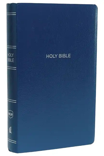 NKJV, Gift and Award Bible, Leather-Look, Blue, Red Letter Edition - Imitation Leather