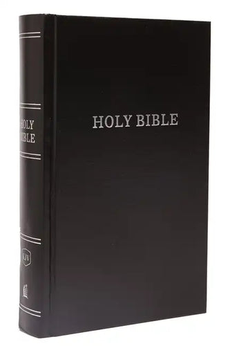 KJV, Pew Bible, Large Print, Hardcover, Black, Red Letter Edition - Hardcover