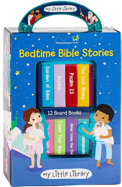 My Little Library: Bedtime Bible Stories (12 Board Books) - Hardcover
