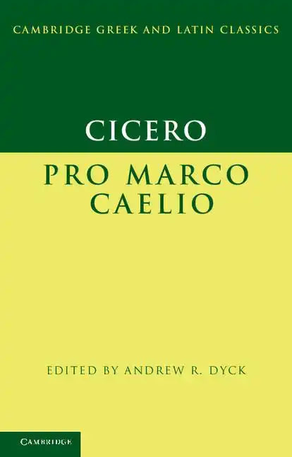 Cicero: Pro Marco Caelio - Paperback