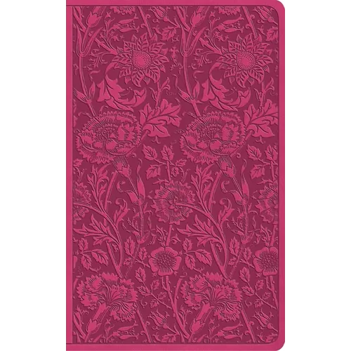 ESV Vest Pocket New Testament with Psalms and Proverbs, Red Letter (Trutone, Berry, Floral Design) - Imitation Leather