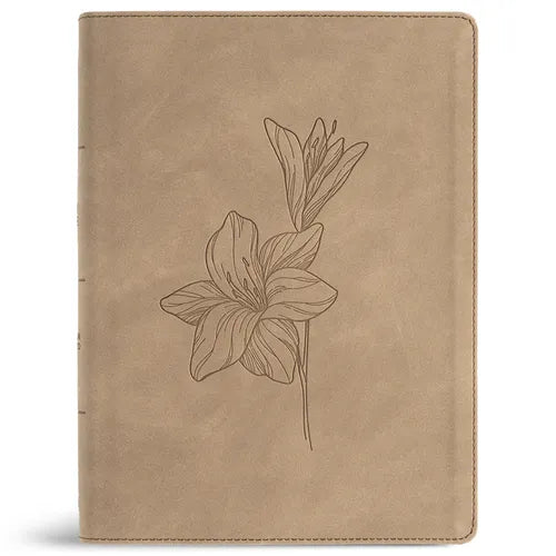 CSB Verse-By-Verse Reference Bible, Digital Study Edition, Earth Suedesoft Leathertouch - Imitation Leather