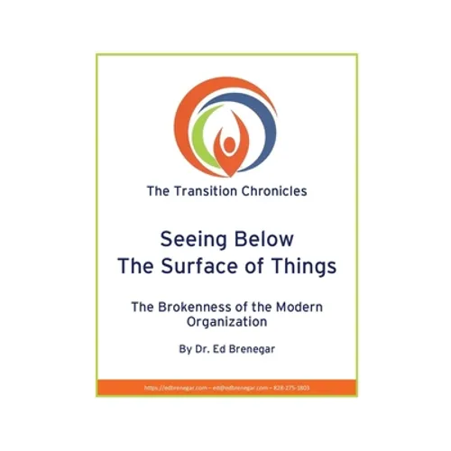 Seeing Below The Surface of Things: The Brokenness of the Modern Organization - Paperback