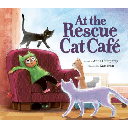 At the Rescue Cat Café - Hardcover