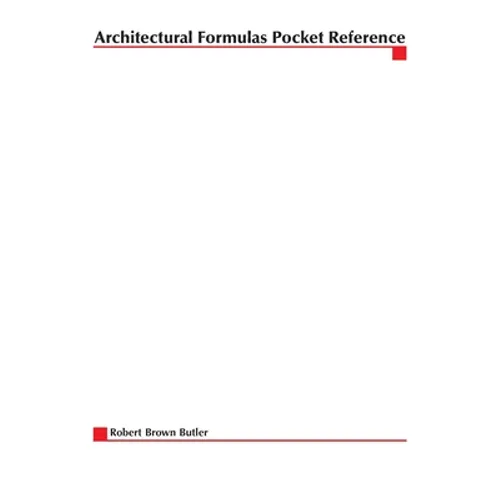 Architectural Formulas Pocket Reference