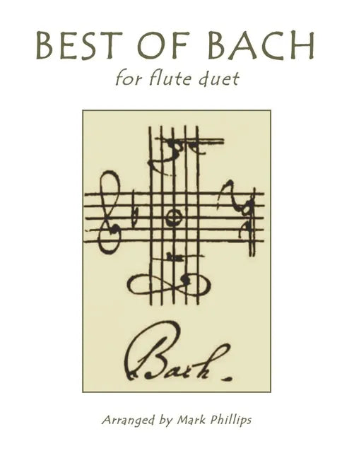 Best of Bach for Flute Duet - Paperback