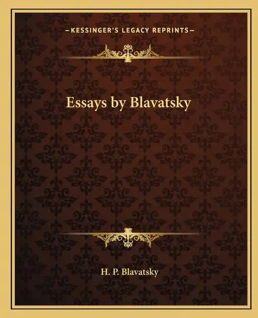 Essays by Blavatsky - Paperback