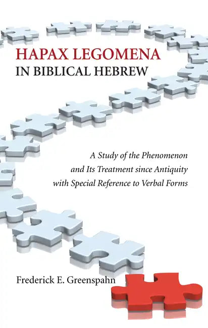Hapax Legomena in Biblical Hebrew - Paperback