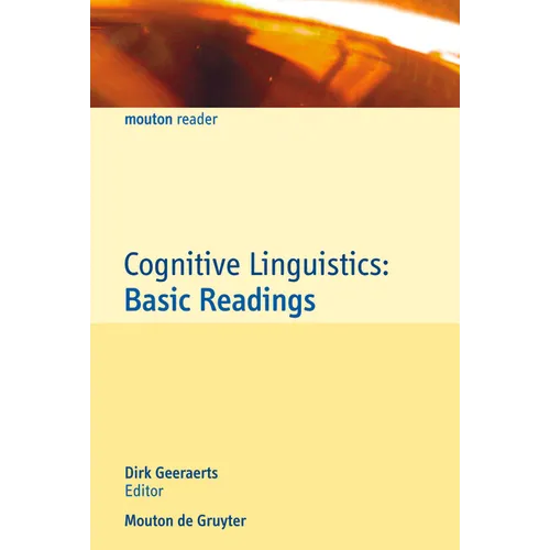 Cognitive Linguistics: Basic Readings - Paperback