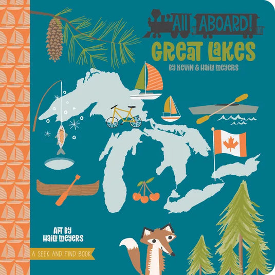 All Aboard! Great Lakes - Board Book