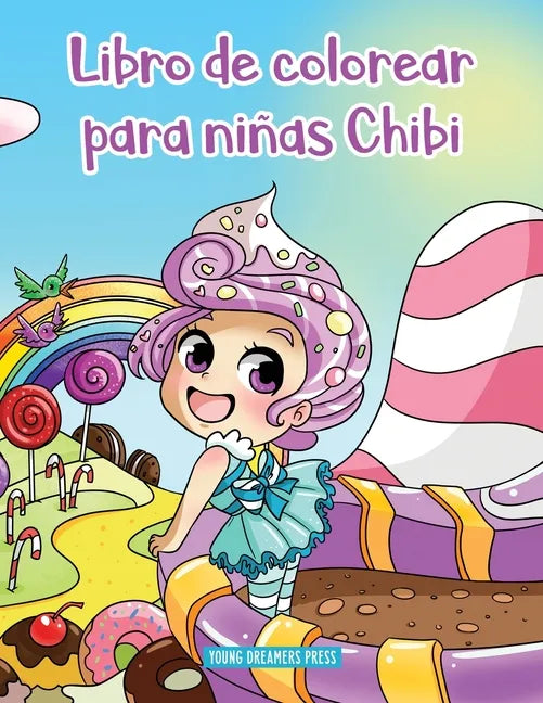 Libro de colorear para niñas Chibi: Libro de colorear de Anime para niños de 6-8, 9-12 años - Paperback