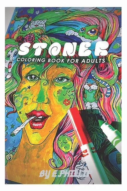 Stoner Coloring Book for Adults - Paperback