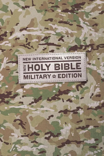 Niv, Holy Bible, Military Edition, Compact, Paperback, Military Camo, Comfort Print - Paperback