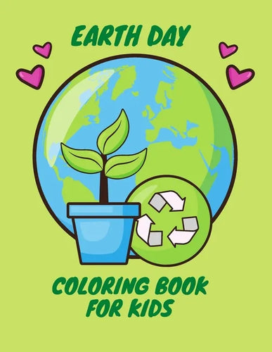 Earth Day Coloring Book for Kids: Fun Planet Earth Activity Book With Illustrations of Earth And Nature - Paperback