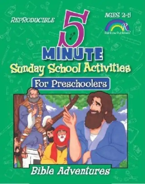 5 Minute Sunday School Activities: Bible Adventures: Preschoolers - Paperback