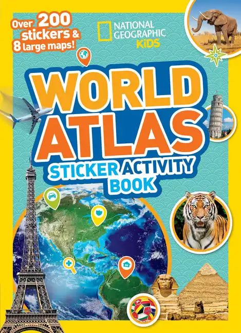 World Atlas Sticker Activity Book - Paperback